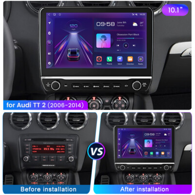 Autoradio Android 13 Per Audi TT MK2 8J - Schermo 9 Pollici Con Carplay Wireless, GPS E Telecamera Posteriore - Foto 11
