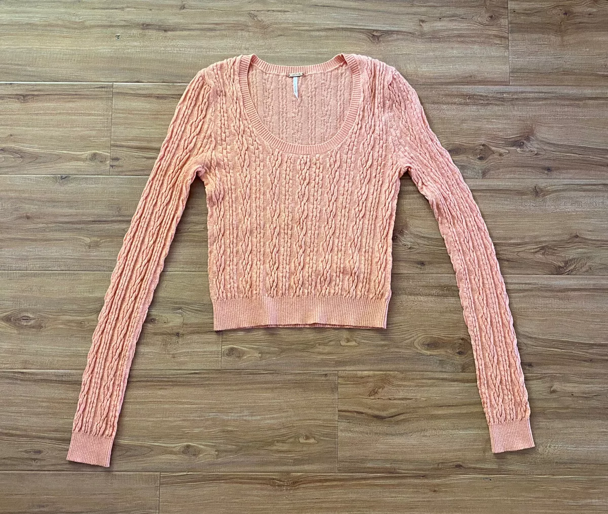 Free people hotsell peach sweater