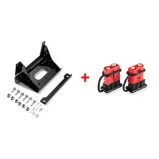 WEISEN Winch Mount+Wire Harness Plug For Kawasaki Mule PRO FXT DXT FX DX 2015-25