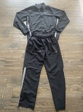 Nike Vintage Track Set Mens M Zipper And Large Pants