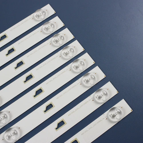 8Pcs LED Strips For Hitachi 49E30 49E301 49D1600 TCL_49D1600_3030 49HR332M05A - Picture 6 of 7