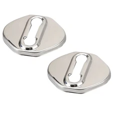 Polished Silver Stainless Steel Door Latch Striker Cover Fits 03-11 Element