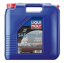 Liqui Moly 20L 4T SAE 10W40 Motorbike Motor Oil 20194 27.64 per gallon