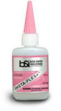 Hobbylinc Insta-Flex Clear Rubber Toughened Cyanoacrylate - Hobby CA Super Glue