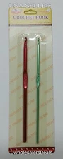 2 Crochet Hooks Needles Aluminum Size 5 mm and 3 mm In a Pack - NEW
