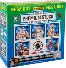 2023-24 Panini Hoops Premium Stock Basketball Factory Sealed Mega Box