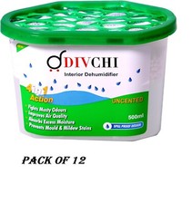 12 X 500 ML Dehumidifier Disposable Damp Moisture Mould Mildew Remover Trap