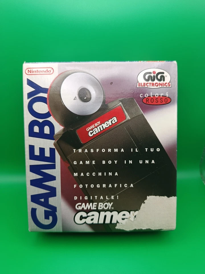 GAME BOY CAMERA ROSSA GIOCO CONSOLE NINTENDO GAME BOY PAL GIG BOXATA CON MANUALE - Immagine 3 di 4