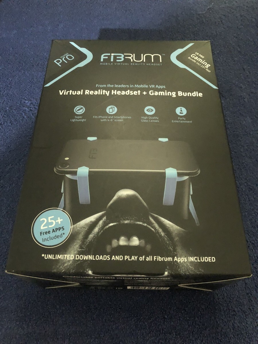 Fit Immersion Casque de réalité virtuelle (Lunettes 3D) PRO-2B : Kit d'entrainement vélo intérieur (Cyclisme) VR Autonome (sans téléphone) Son integré Noir