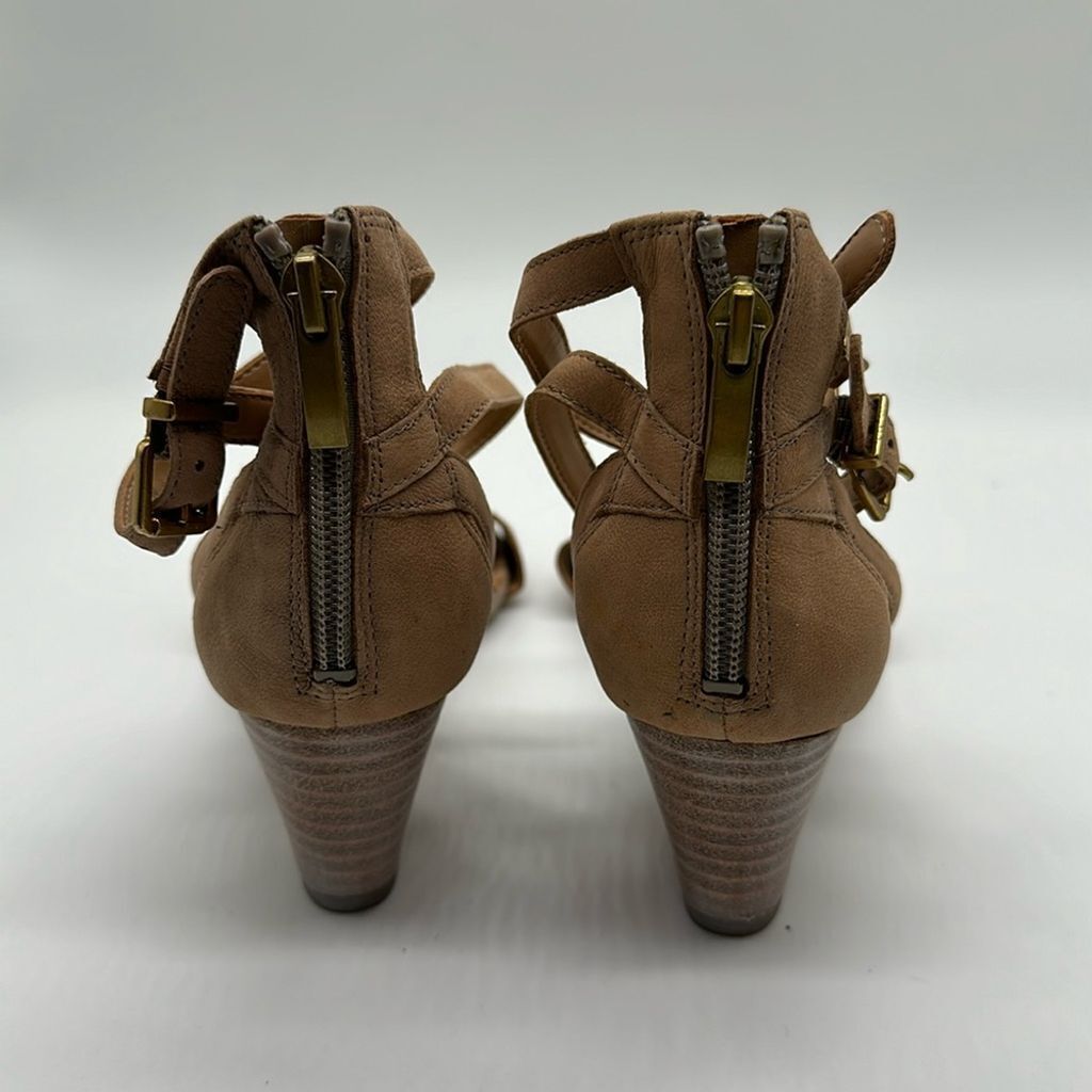 Franco Sarto Danissa Wedge Sandals Shoes Whiskey … - image 4