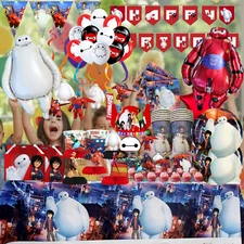 Baymax cupcake balloon birthday party supplies favor centerpiece decoration