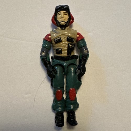 Figurine GI Joe Vintage 1986 – Lift-Ticket (v1) Pilote Tomahawk Avec Micro – Hasbro