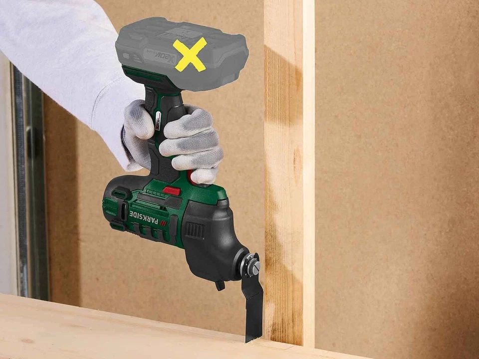 Parkside Cordless 20V 3IN1 Multi -Tool,Drill ,Sabre Saw, Sander - WithoutBattery - Image 2 of 4