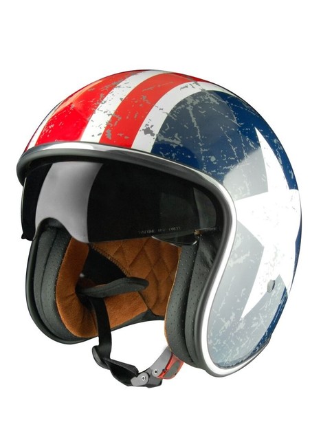 Rebel Star Casco origine Helmets Capitan America Vespa Custom Moto Scooter  S 55/56 | Acquisti Online su eBay