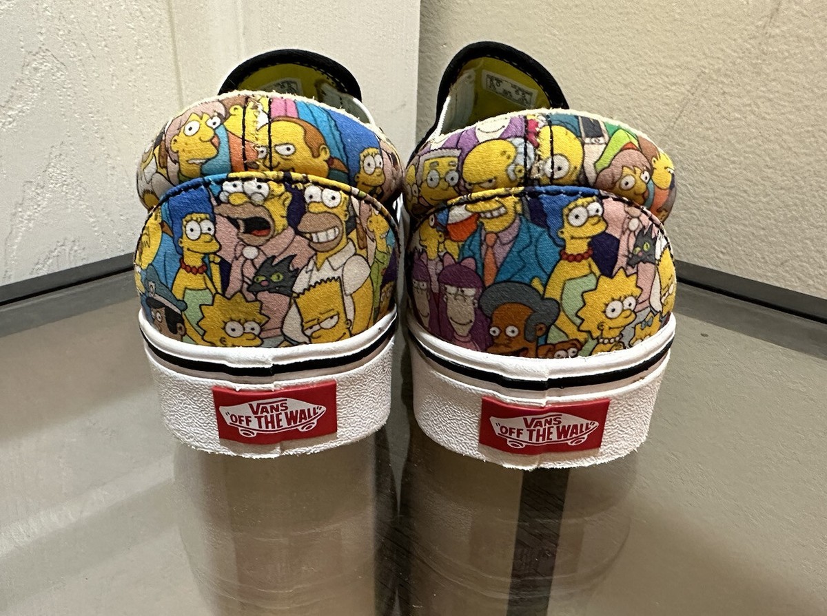 Vans The Simpsons X Springfield Comfycush Slip-On Shoes 