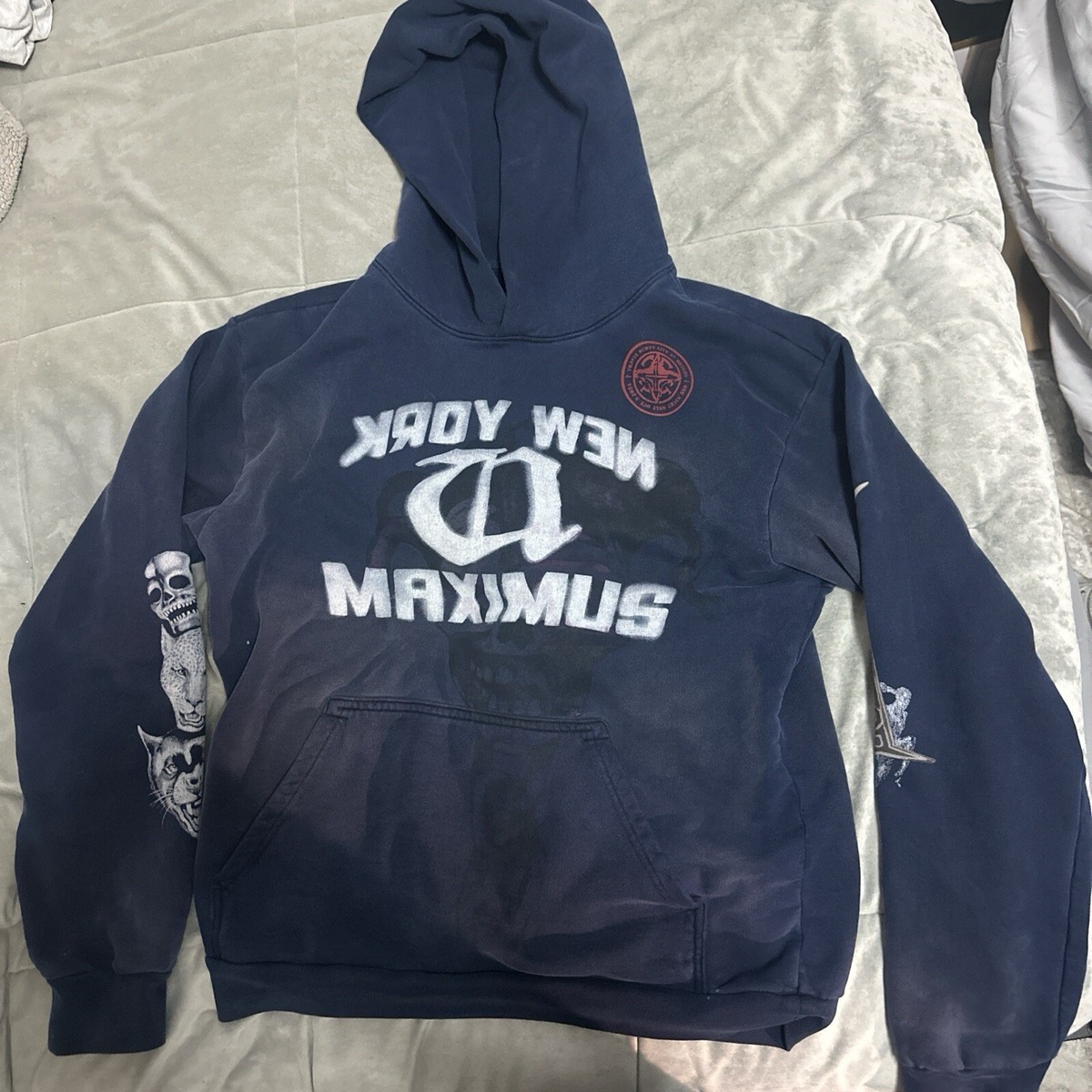 TRAVIS SCOTT METLIFE EXCLUSIVE UTOPIA BLUE HOODIE NEW SIZE M | eBay