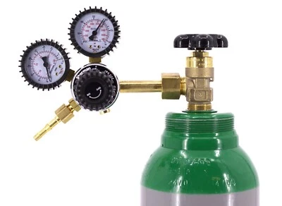 VASWELD Pure FULL Argon 4,8 (99,998%) 10 Liter 200BAR 2,1m³ + Reduzierstück Sherman P...