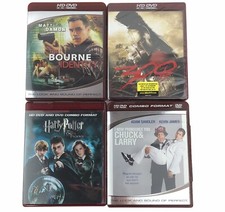 HD DVDs - Lot of 4 - Bourne Identity, Order of the Phoenix, 300, Chuck  Larry