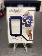 2024 Panini Flawless Rookie Patch Auto Ja'Lynn Polk /25
