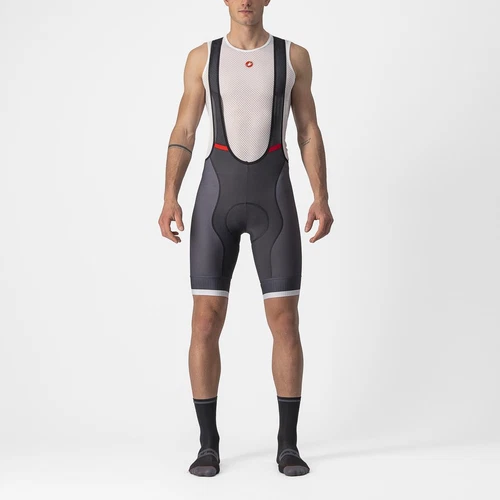 CYCLING BIBSHORTS BRAND: CASTELLI COMPETIZIONE KIT COLOR: DARK GRAY/SILVER GRAY