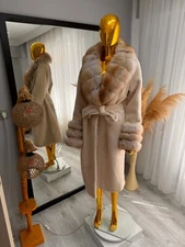 Women's day Special price Winter Coat Real Fox Fur Soft Stylish