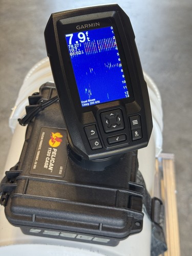 CUSTOM Garmin Striker 4 Fishfinder Kit, Battery & Pelican Case, For float tube - Picture 5 of 15