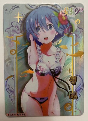 Goddess Story Cherry Blossom Kiss YHZW-SSP-04 Rem Re:Zero Foil Card