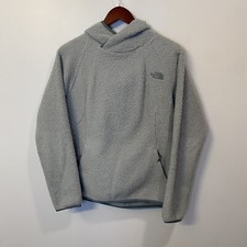 THE NORTH FACE Deep Pile Fleece Sweater Womens Pullover Jacket Fuzzy Green M