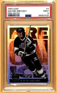 1994-95 Leaf Fire On Ice Wayne Gretzky PSA 9 Los Angeles Kings #4