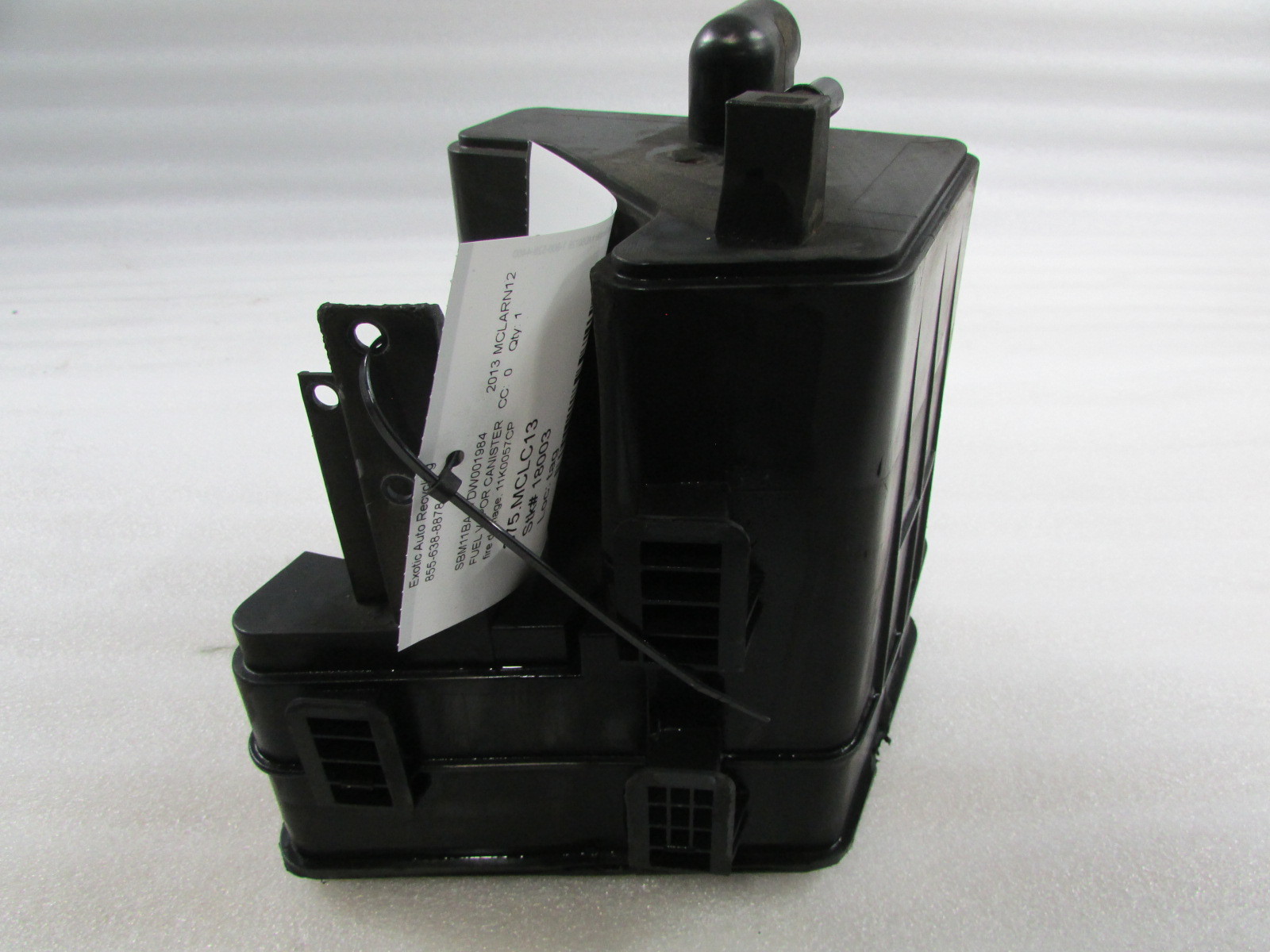Mclaren MP4-12C Fuel Vapor, Charcoal Canister, Used, P/N 11K0057CP