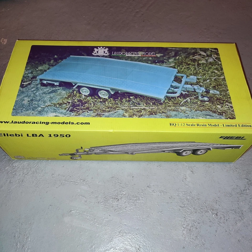 LAUDORACING REMORQUE TRAILER ELLEBI 1/12 - Photo 2/4
