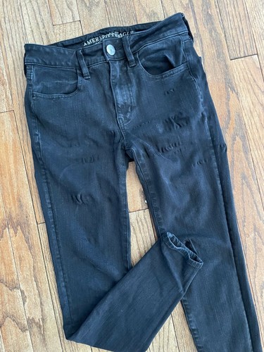 American Eagle Black 360 Super Stretch 