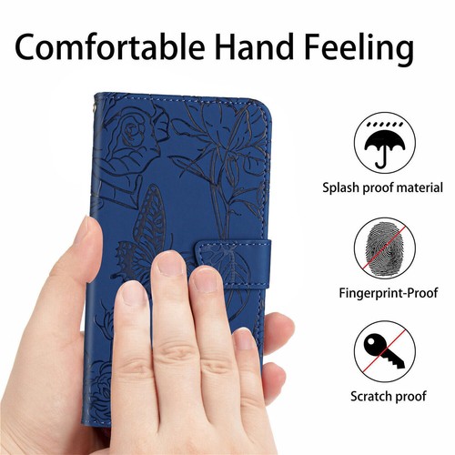 Luxury Crossbody Butterfly Card Wallet Cover Case For S23 Ultra A13 A53 A14 5G - Picture 44 of 60