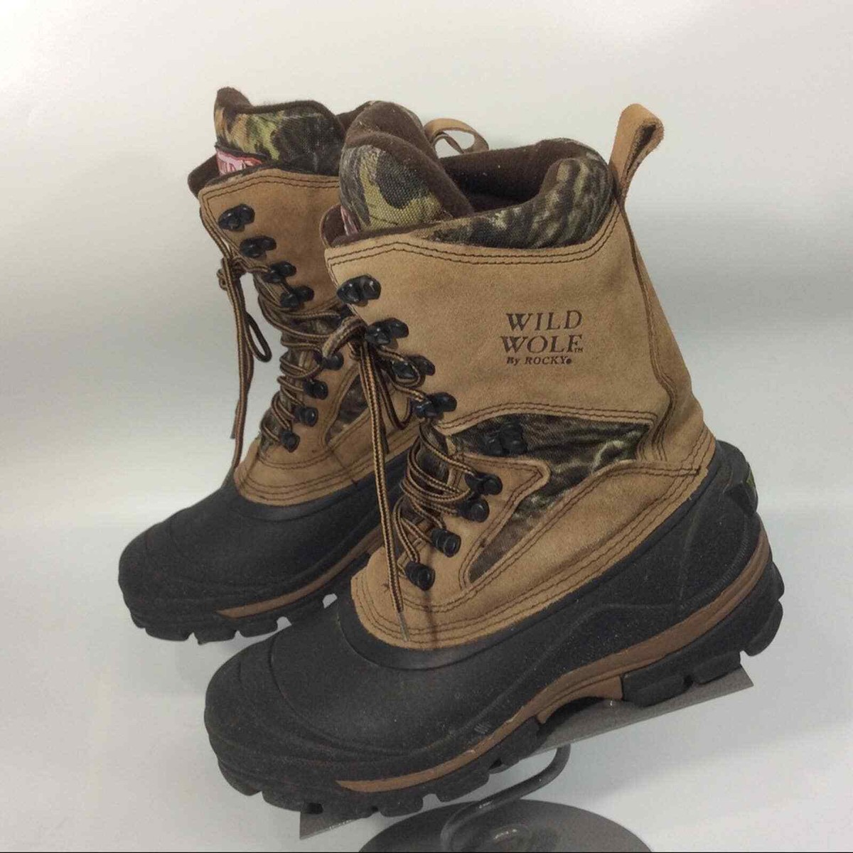 Wild Wolf By Rocky 9W Leather Camo Waterproof Boots  display picture 1