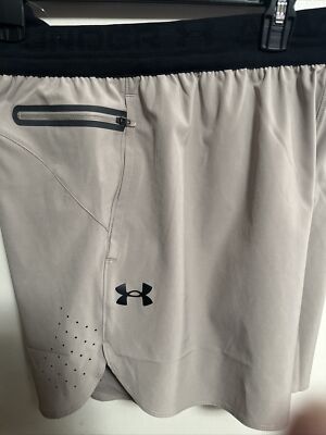 2026-NWT-Under Armour Vanish  Elite  Gym Shorts XL Men's 1376782 Taupe