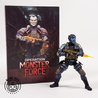 Operation Monster Force Delta Red Urban Trooper 15Cm Action Figur Neu Ovp