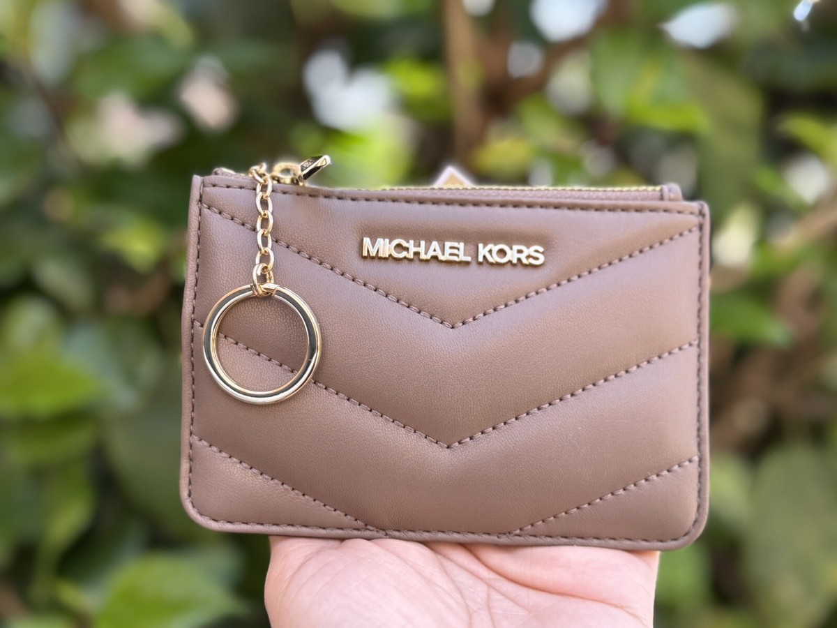 KEYTALK 袋 MICHAEL KORS JET SET TRAVEL SMALL COIN POUCH ID HOLDER WALLET