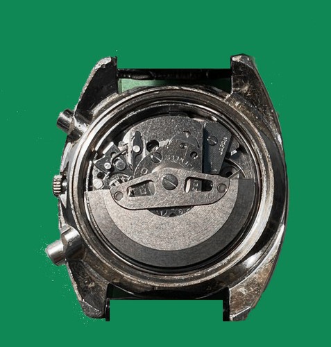 Vintage July 1975 Seiko Bruce Lee Black Dial 6139-6012 Chronograph Bruce Lee - Picture 6 of 8