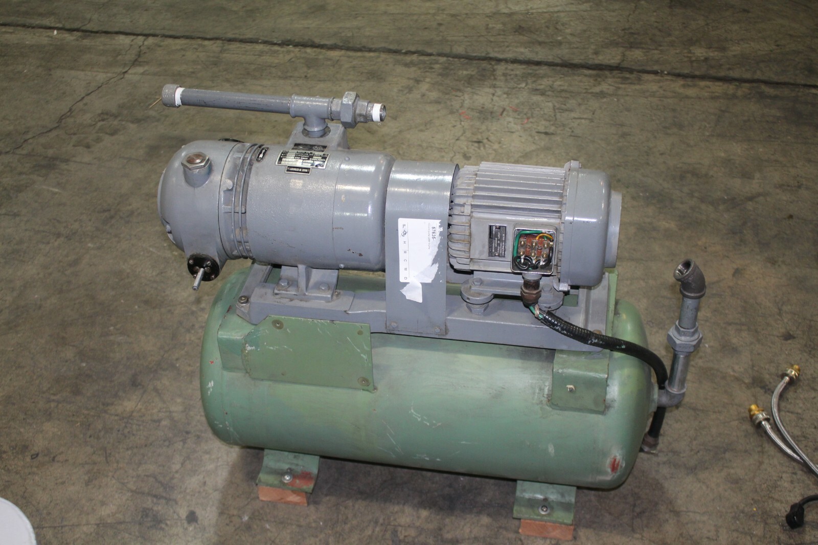 Gebr Becker Vacuum Pump and TankModel CVPF25 eBay