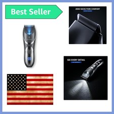 Men's Electric Body and Groin Trimmer: Waterproof, USB-C Rechargeable Groomer