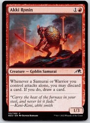 Akki Ronin 131/302 Kamigawa: Neon Dynasty Common