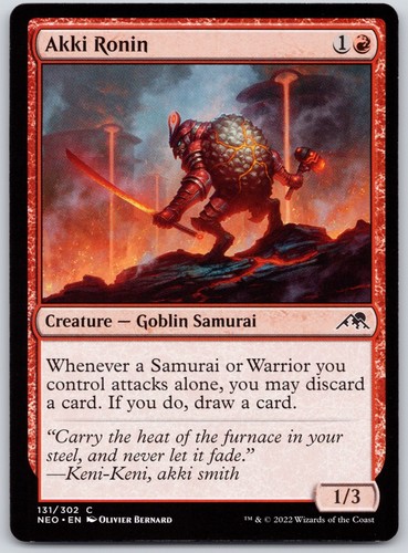Akki Ronin 131/302 Kamigawa: Neon Dynasty Common