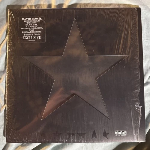 David Bowie Blackstar Clear Barnes And Noble Vinyl Exclusive Rare Nm