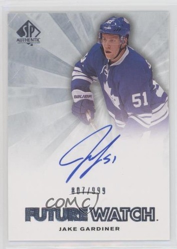 Jake Gardiner [Autograph] #225 2011 SP Authentic card