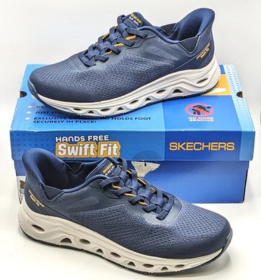 Skechers  Hands Free Swift Fit Memory Foam  Men s Athletic & Comfort Shoe [Navy]