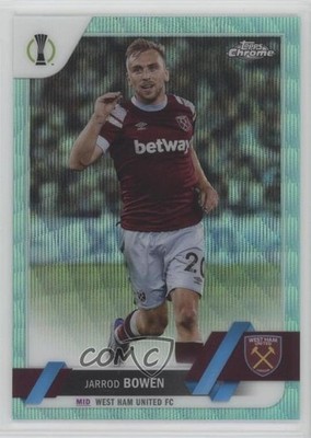 2022 Chrome UEFA Club Competitions Aqua Wave Refractor 33/199 Jarrod Bowen 04uh