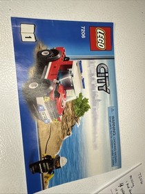 LEGO CITY: Fire Helicopter (7206) Near Complete New Stickers