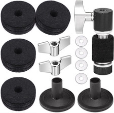 13PCS Cymbal Replacement Accessories, Standard Hi-Hat Clutch, Drum Cymbal Felt P