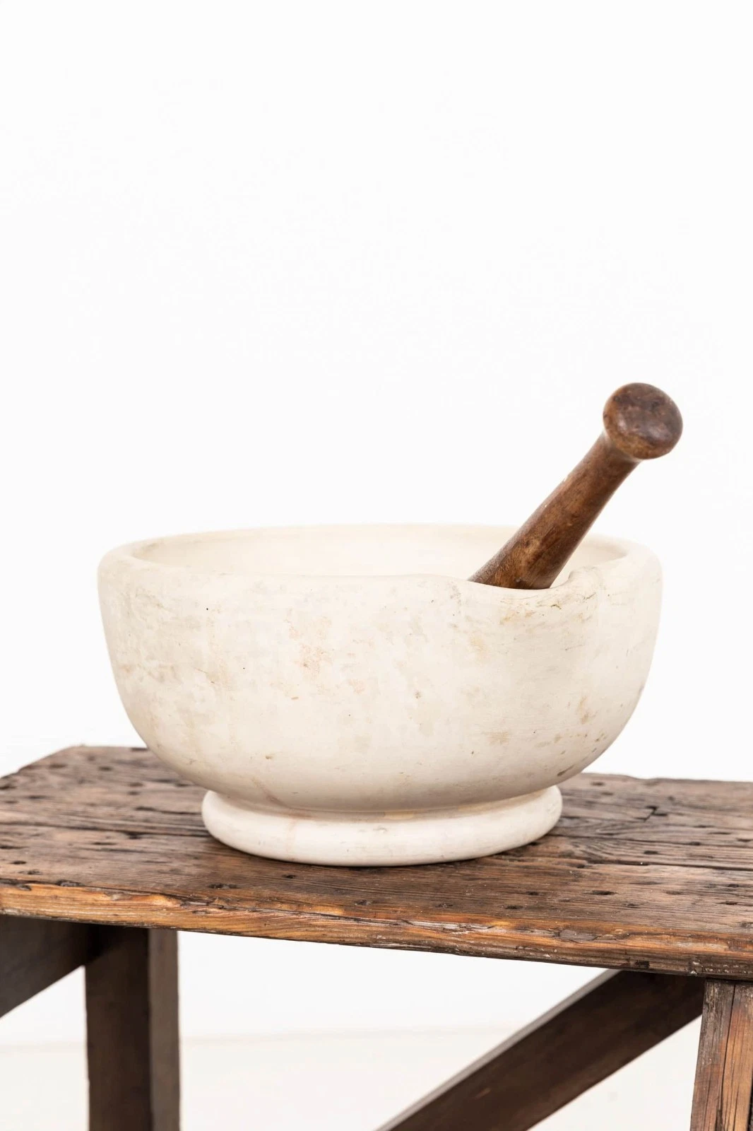 Large Edwardian Antique Porcelain Apothecary Pestle & Mortar Kitchenware
Opens in a new window or ta