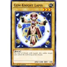 Gem-Knight Lapis - SECE-EN012 - Common - 1st Edition NM Yugioh Secrets of Eterni